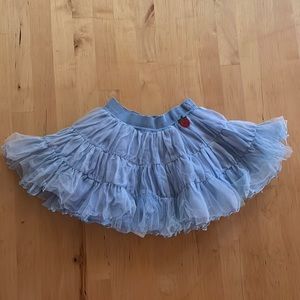 Gucci baby blue tulle skirt